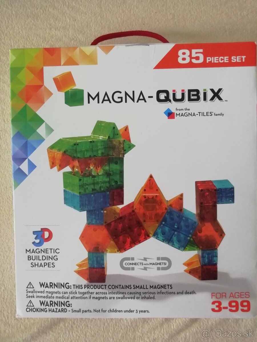 Predám magnetickú stavebnicu Magna QUBIX 85
