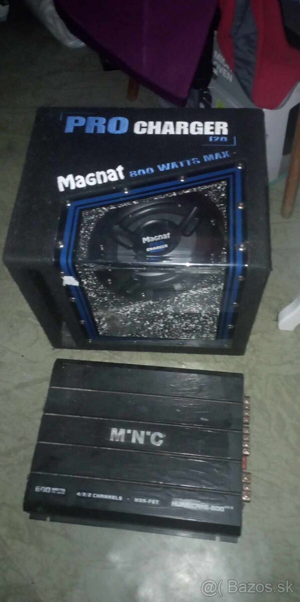 Subwoofer Magnat Pro Charger 800 + Zosilňovač