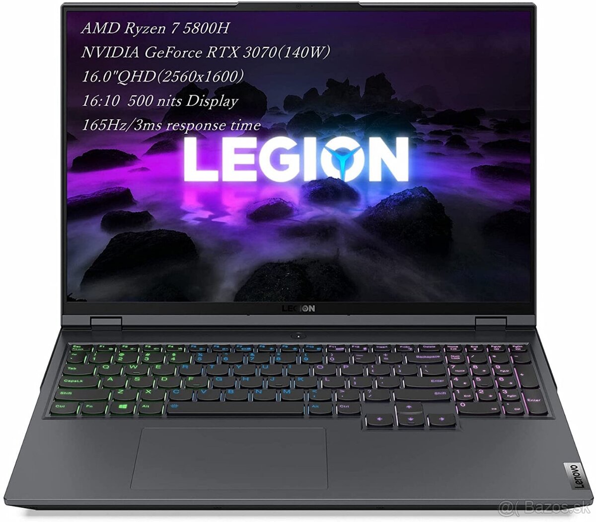 Lenovo Legion 5 Pro s RTX 3070 8 GB  Ryzen 7 5800H