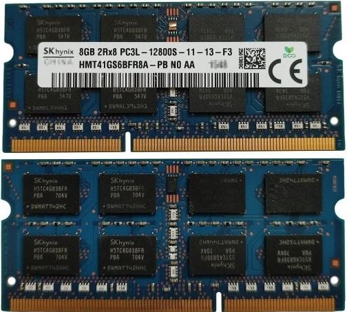 8GB  Hynix 1600MHz 1,35V HMT41GS6BFR8A-PB