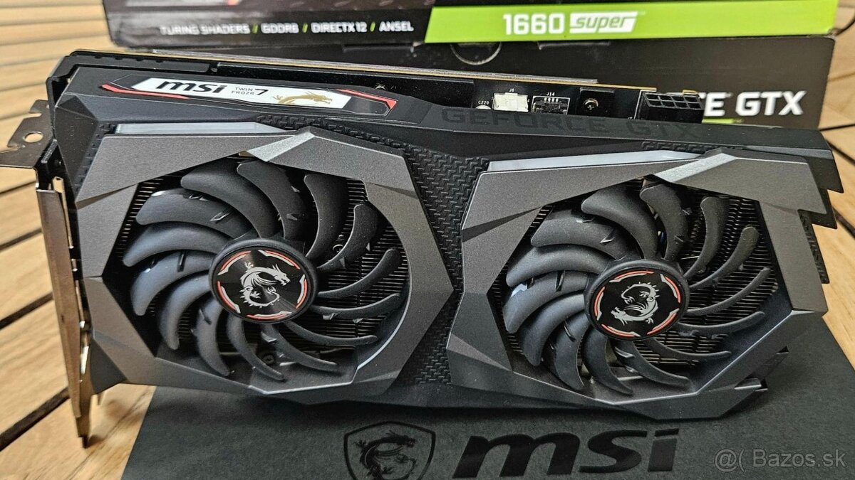 Predám grafiku MSI GeForce GTX 1660 SUPER GAMING X