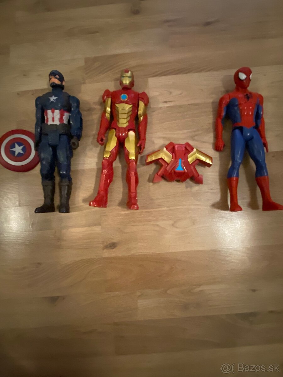 Avangers postavicky 30cm spiderman captain america ironman