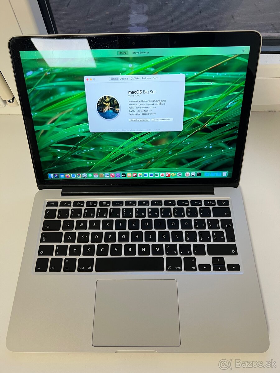 MacBook Pro 13 2013 16gb RAM 256gb SSD