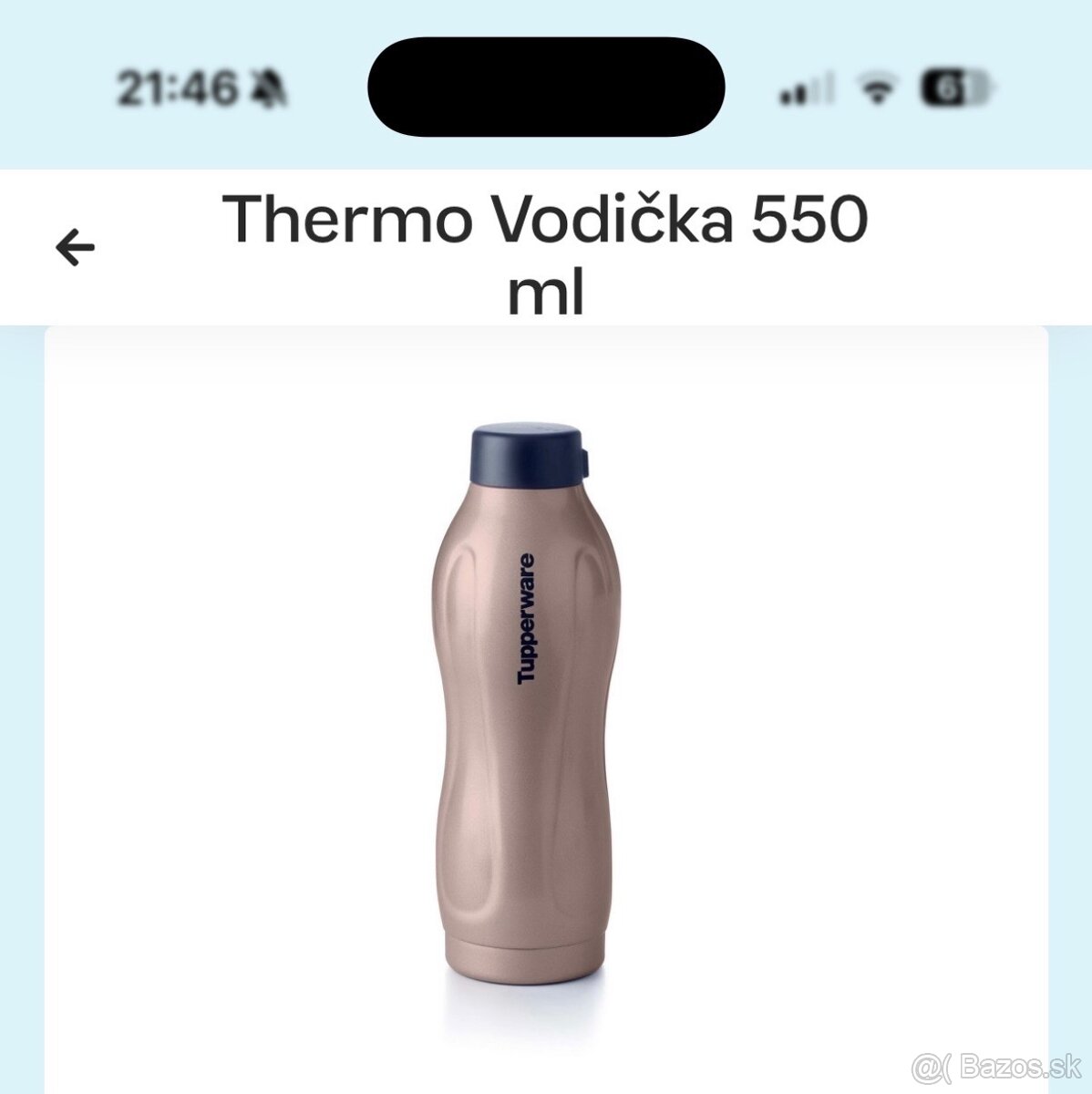 Tupperware Themro vodička 550ml