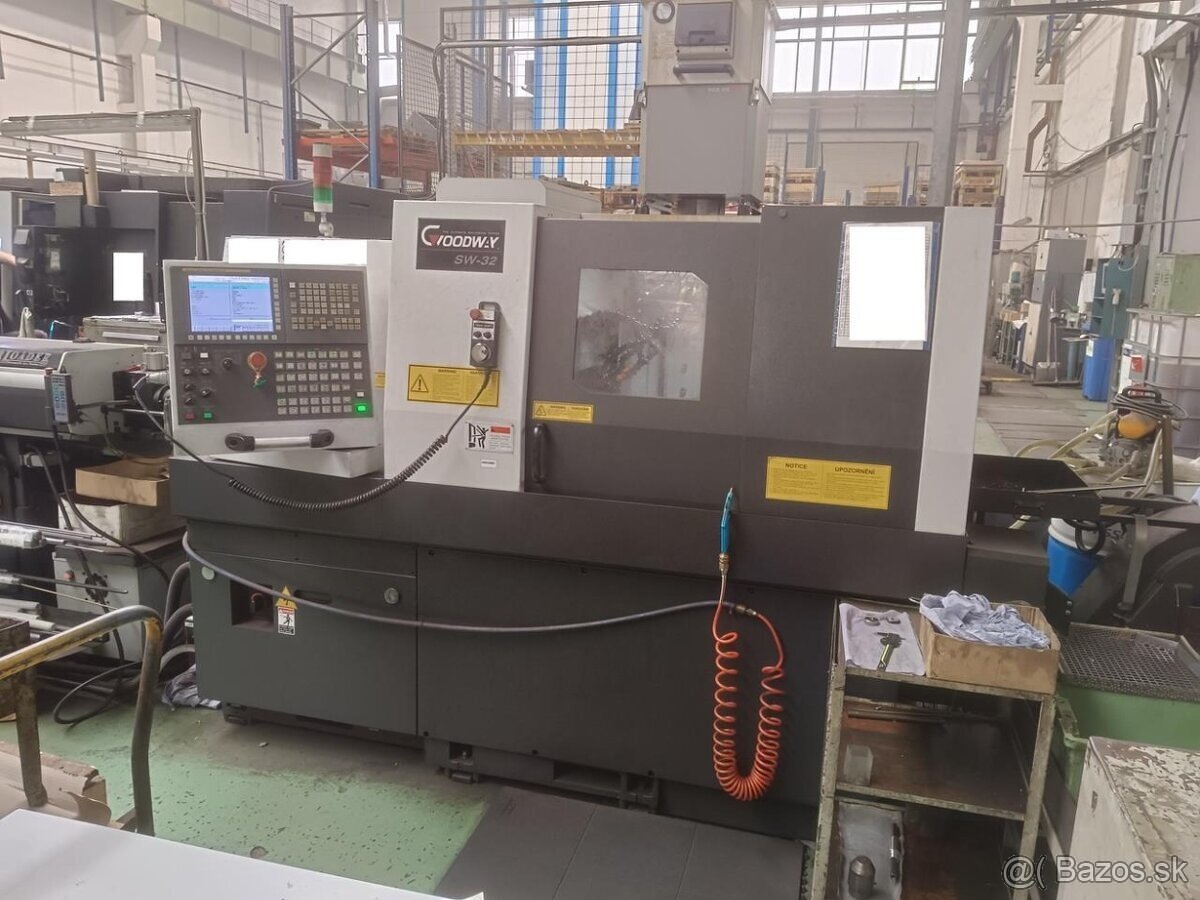 CNC Dlouhotočný automat Goodway SW 32