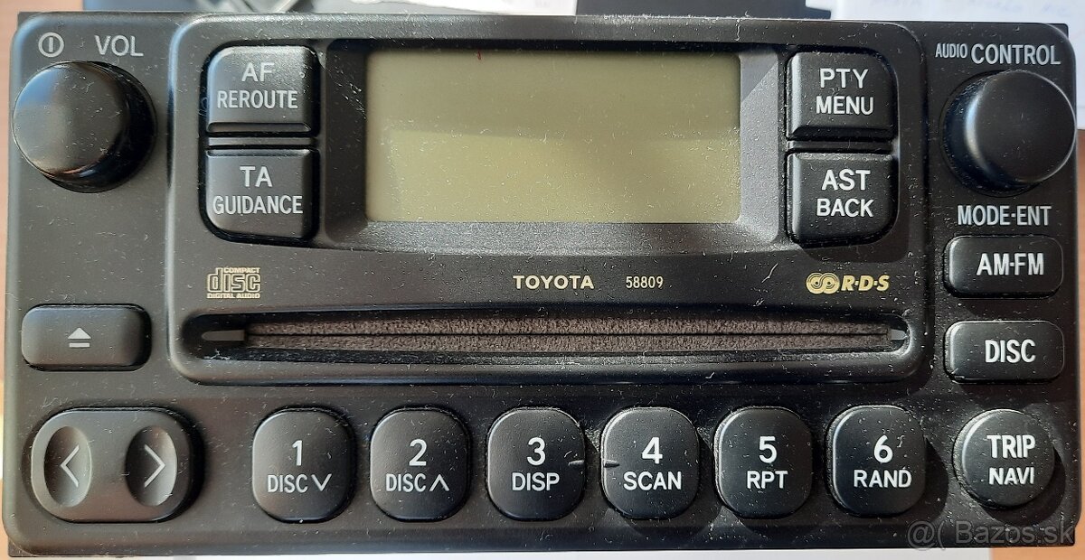 CD  rádio   TOYOTA