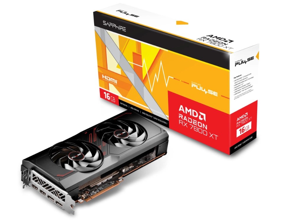 SAPPHIRE PULSE Radeon RX 7800 XT GAMING 16GB - Osobný Odber