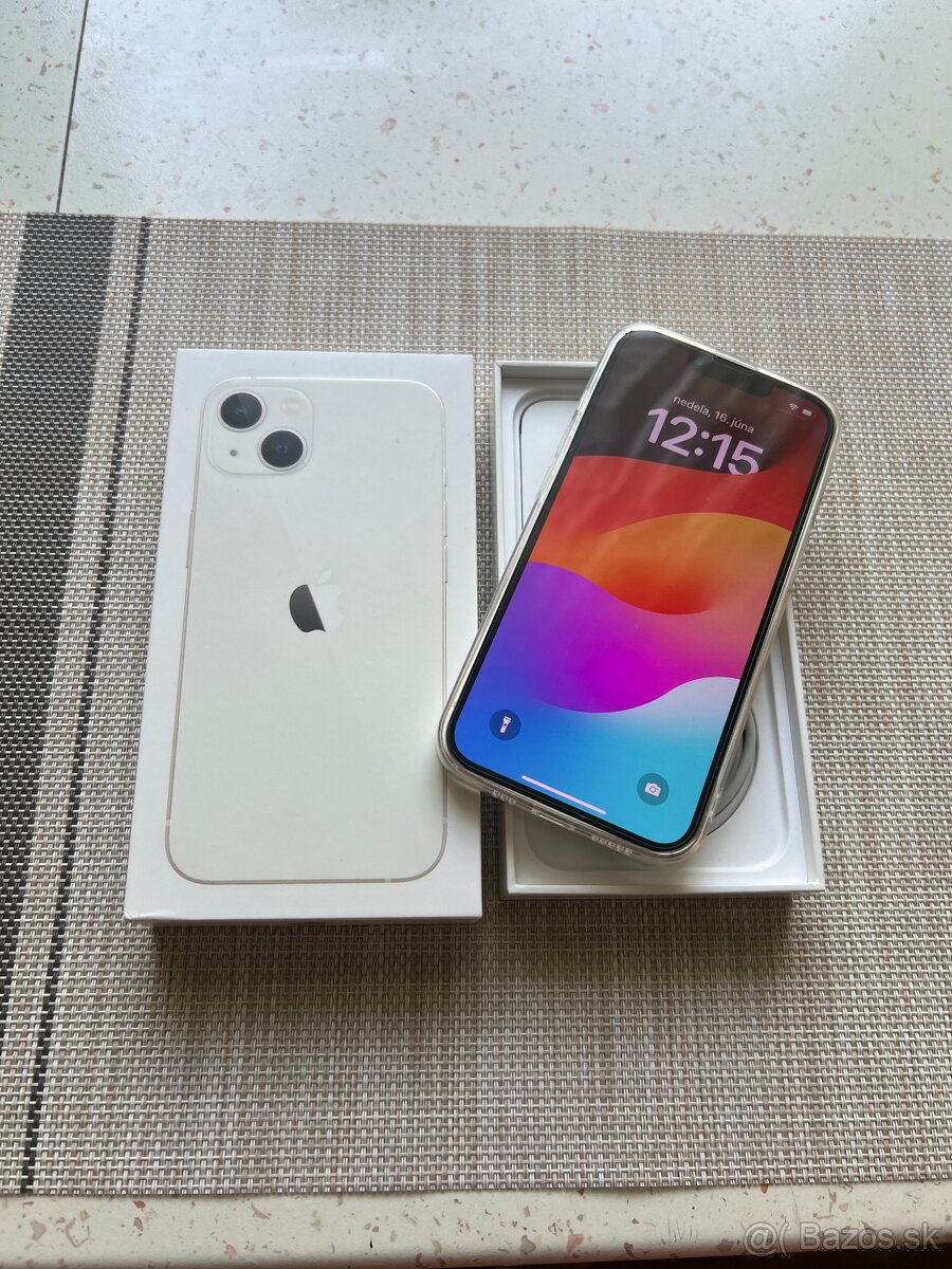 Iphone 13 white 128 gb