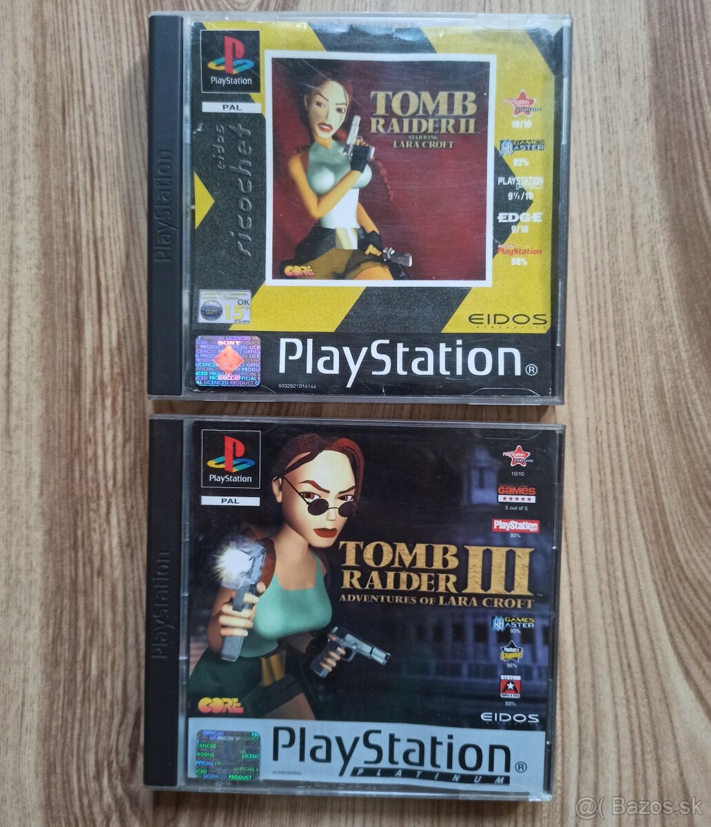 Tomb Raider 2, 3 - Playstation 1