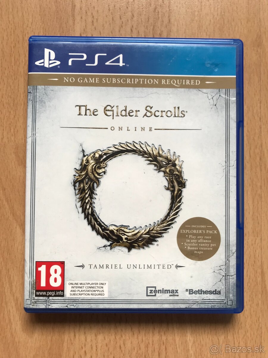 PS4 The Elder Scrolls Online Tamriel Unlimited