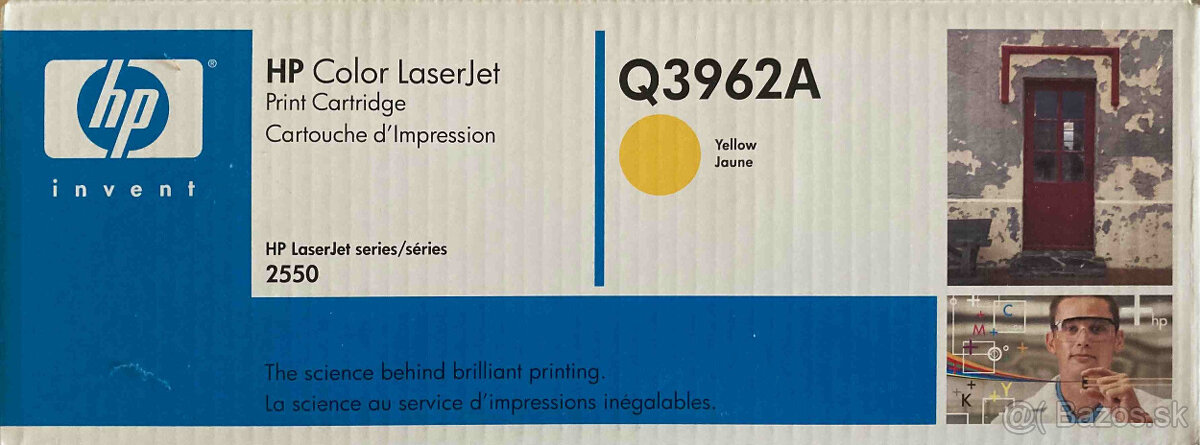 originálne tonery yellow HP Color LaserJet Q39662A