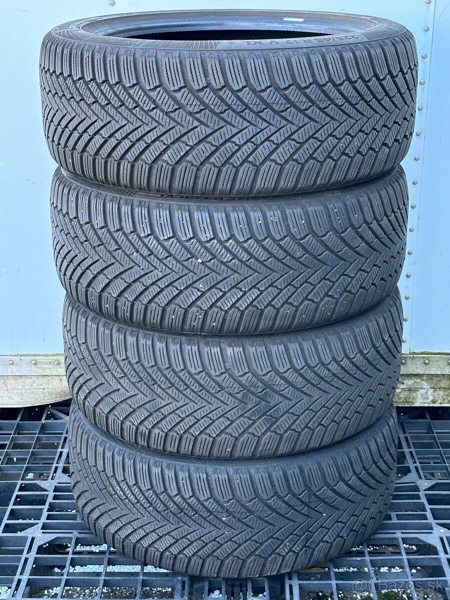 PREDÁM 4 kusy zimné pneumatiky CONTINENTAL 225/45 R17 94V XL