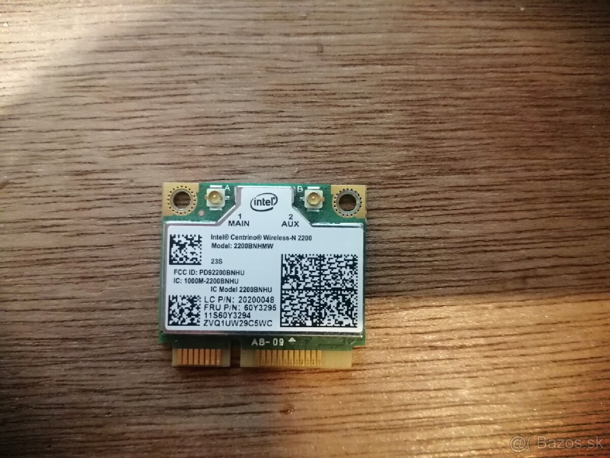 Intel centrino N 2200 wifi karta lenovo