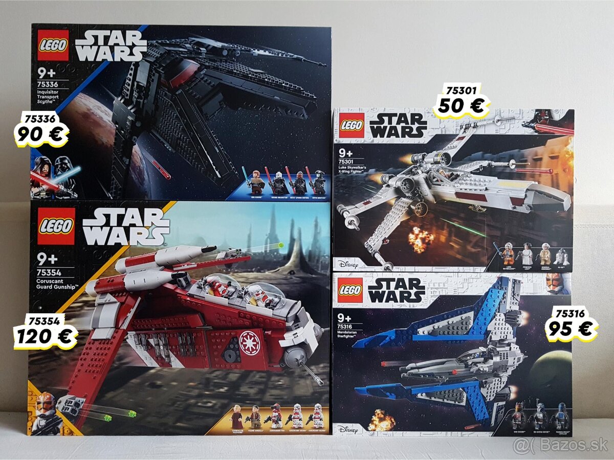 Nové zapečatené sety LEGO Star Wars