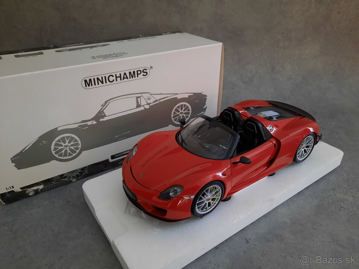 Porsche 918 Spyder Weissach 1:18