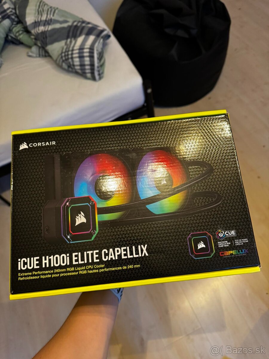 Corsair icue h100 capellix aio chladič