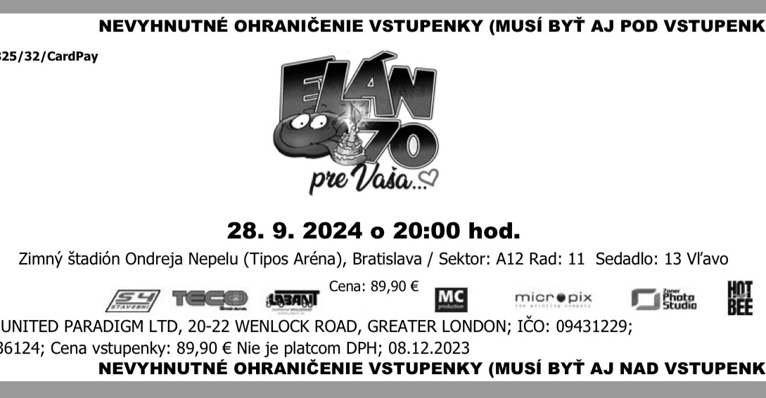 ELÁN 70 pre Vaša…