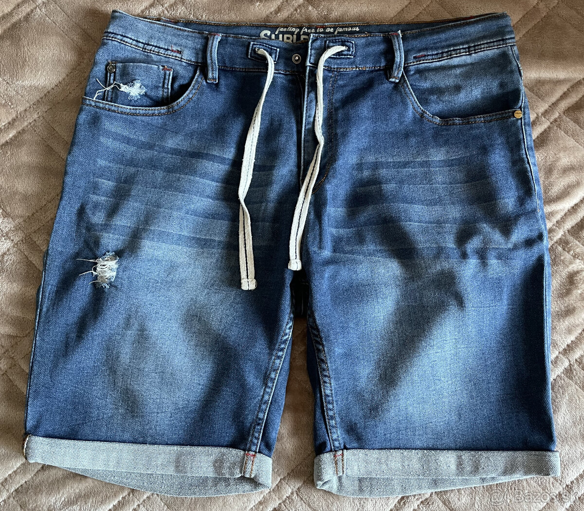 Sublevel jeans modré