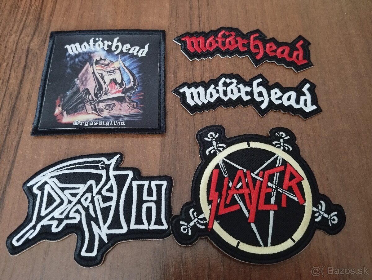 Metal,Rock,CD,DVD,EP,násivky,retiazky,odznaky,plagáty,trická