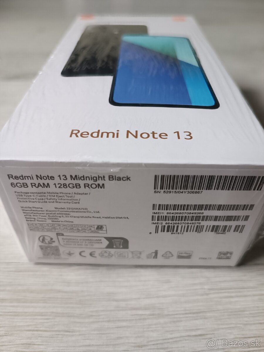 Redmi note 13 NEROZBALENÝ