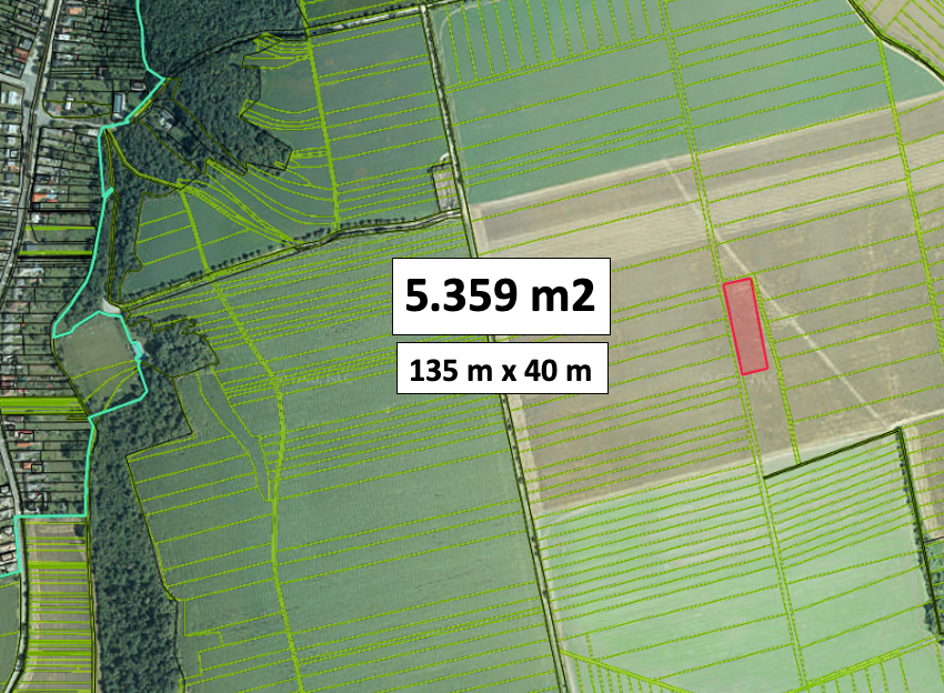 Šípkové – 5.360 m2 PÔDA v podiele 1/1 – Na predaj