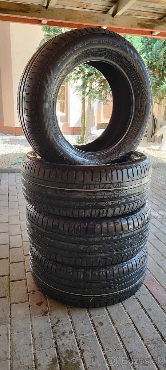 255/60 R18 letné gumy NOKIAN