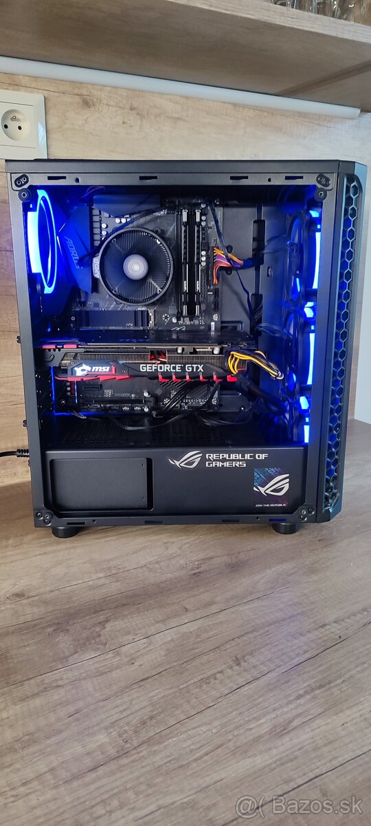 Herné PC Ryzen 5 5600X / 16GB/ GTX 1080ti / MV2 1TB