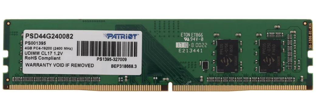 Patriot DD4 - 4GB -2400MHz - 2ks