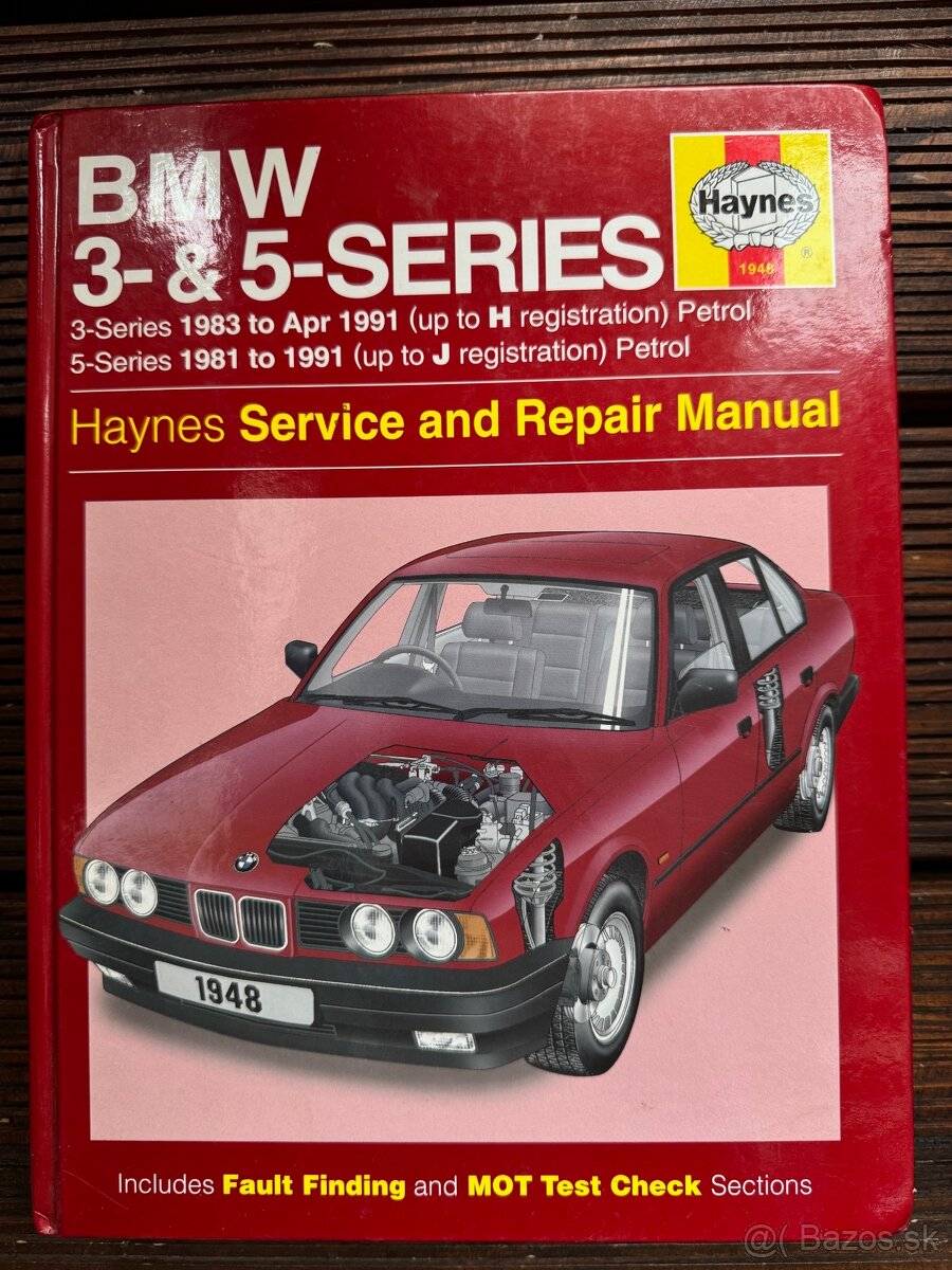 BMW E30 / E34 originální montážní manual servisní příručka