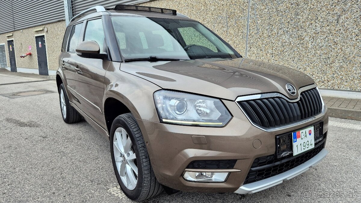 ŠKODA YETI 2.0 TDi 110kw DSG 4x4 model 2016