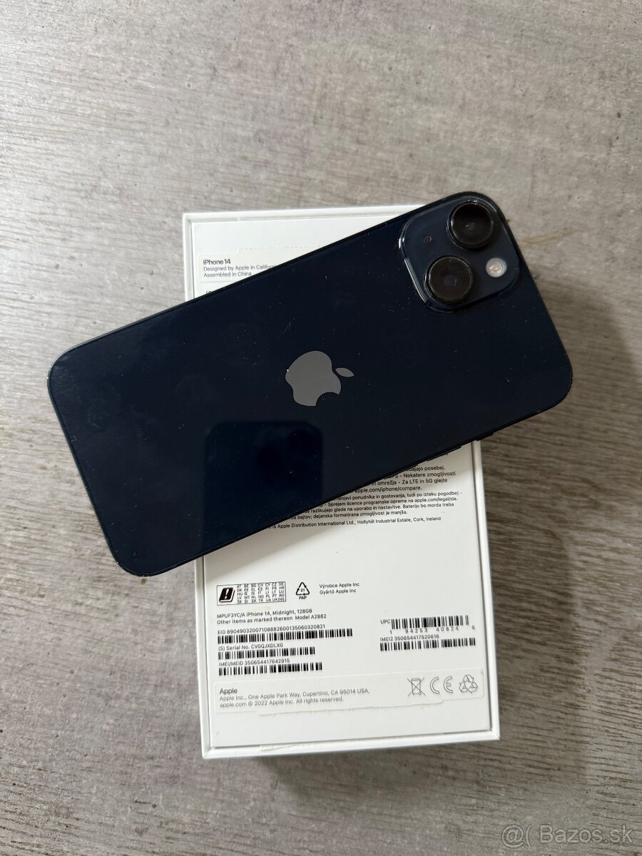 iPhone 14 128GB MODRÝ