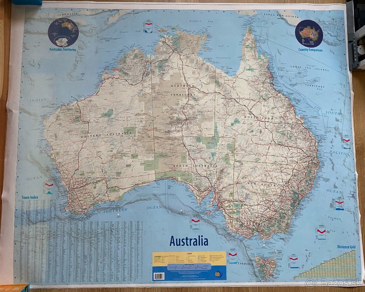 Velka mapa Australie