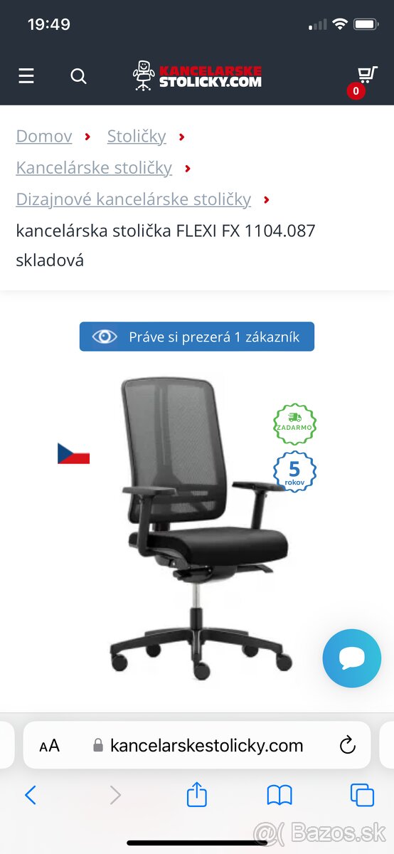 Kancelárske stolicky