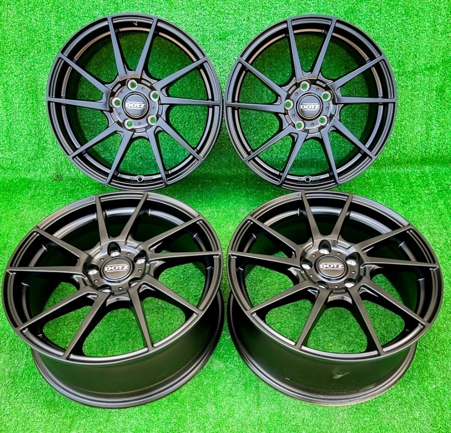 Rezervované DOTZ KENDO Dark R16 5x108  BLACK Matte