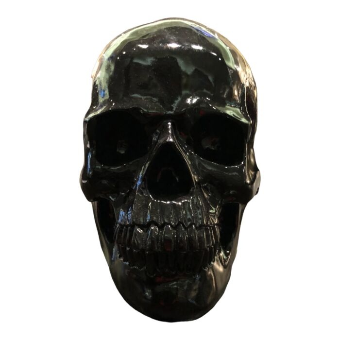 Skull-Black - Polystone