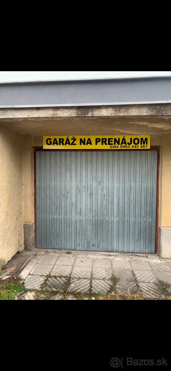 PRENAJOM GARÁŽE PARTIZÁNSKE