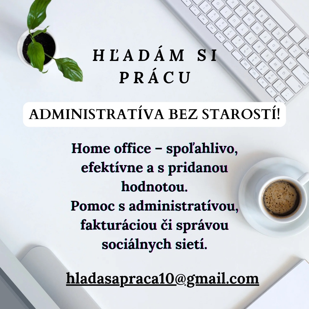 Administratíva? Sociálne siete? Nechajte to na mňa