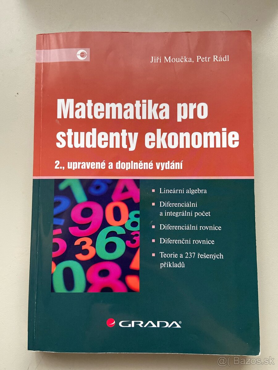 Matematika pro studenty ekonomie