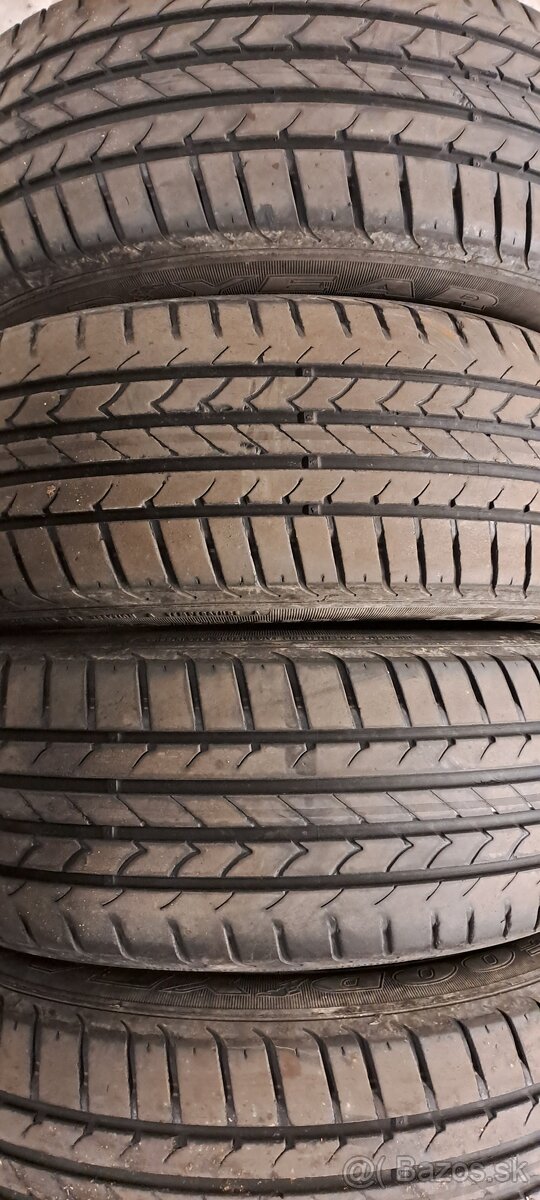 Predám 4ks jazdené letné 185/65r15-92T Good Year