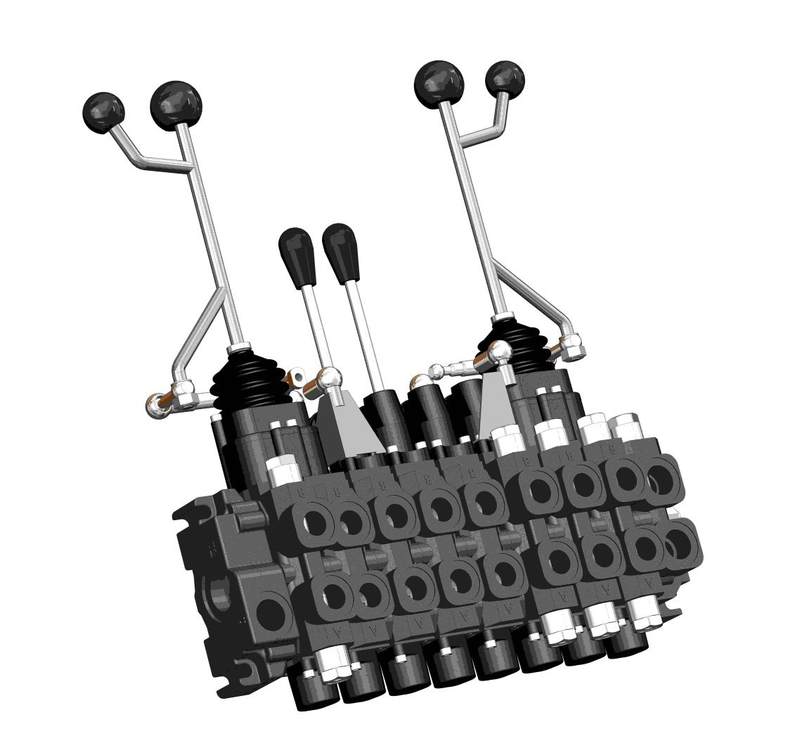 Hydraulický rozvaděč Finn - Rotor CRV-608-2V+