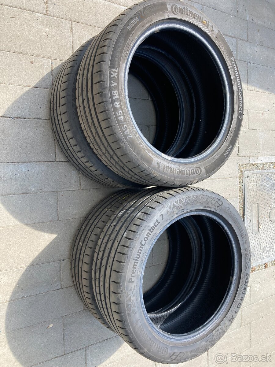 Continental PremiumContact 7 245/45 R18 + Opel Alu disky