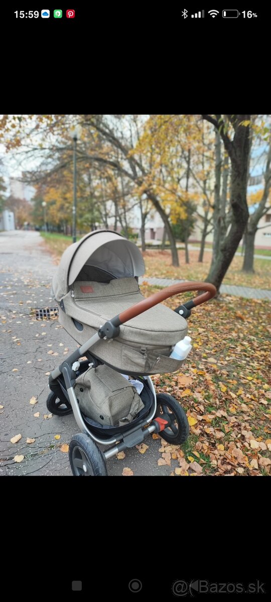 Stokke Trailz 3 kombinácia s vajíčkom isofix