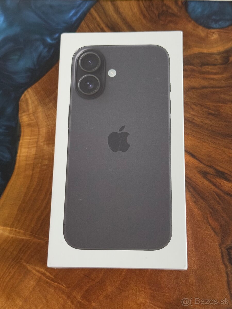 iPhone 16 128gb Black zabalený