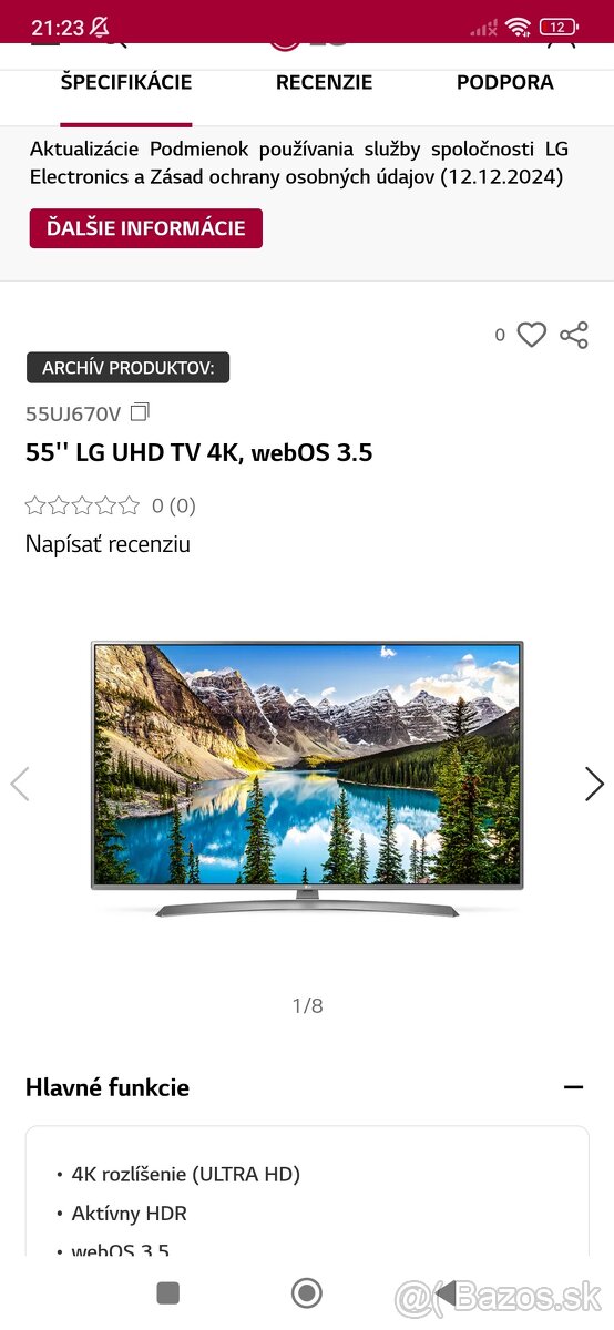 LG 55UJ670V-ZD