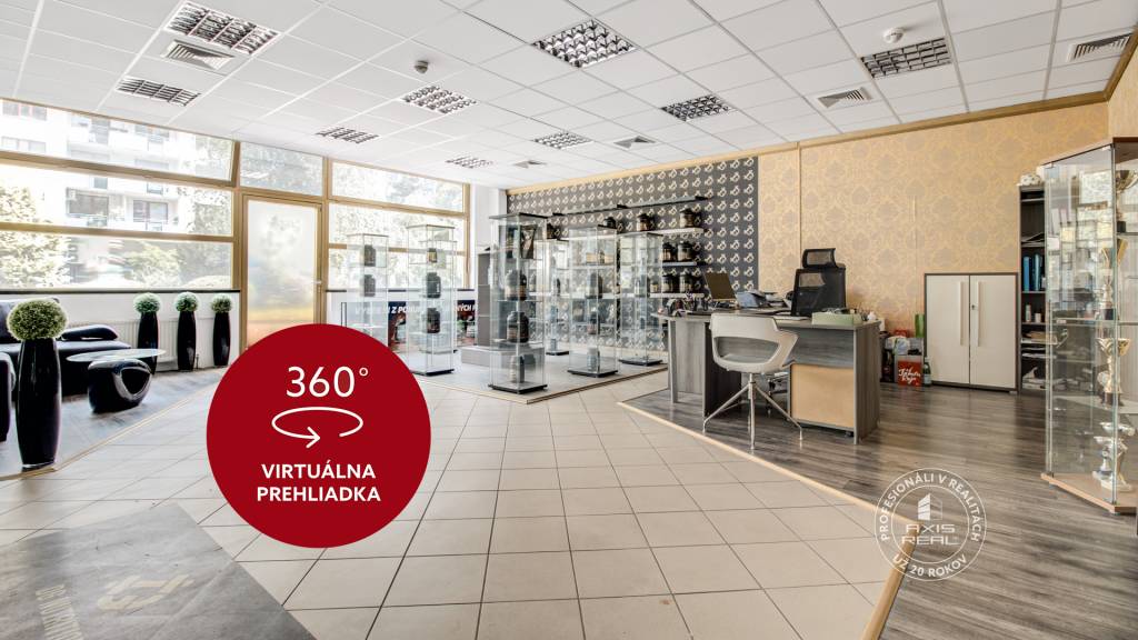 AXIS REAL | Obchodný priestor 85m2 , BA III. Nové Mesto, Vaj