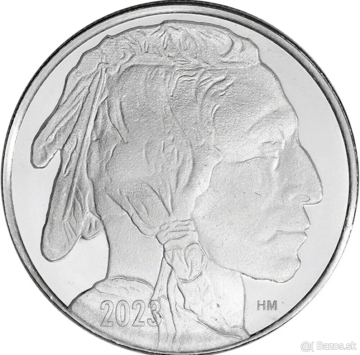 Investičné strieborné mince American Buffalo Silver round