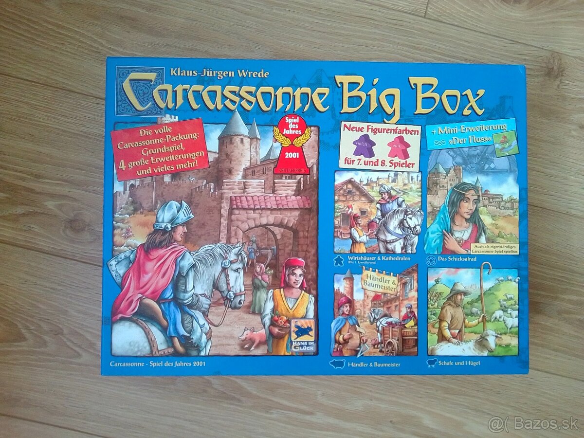 Carcassonne Big Box, spoločenské stolové hry