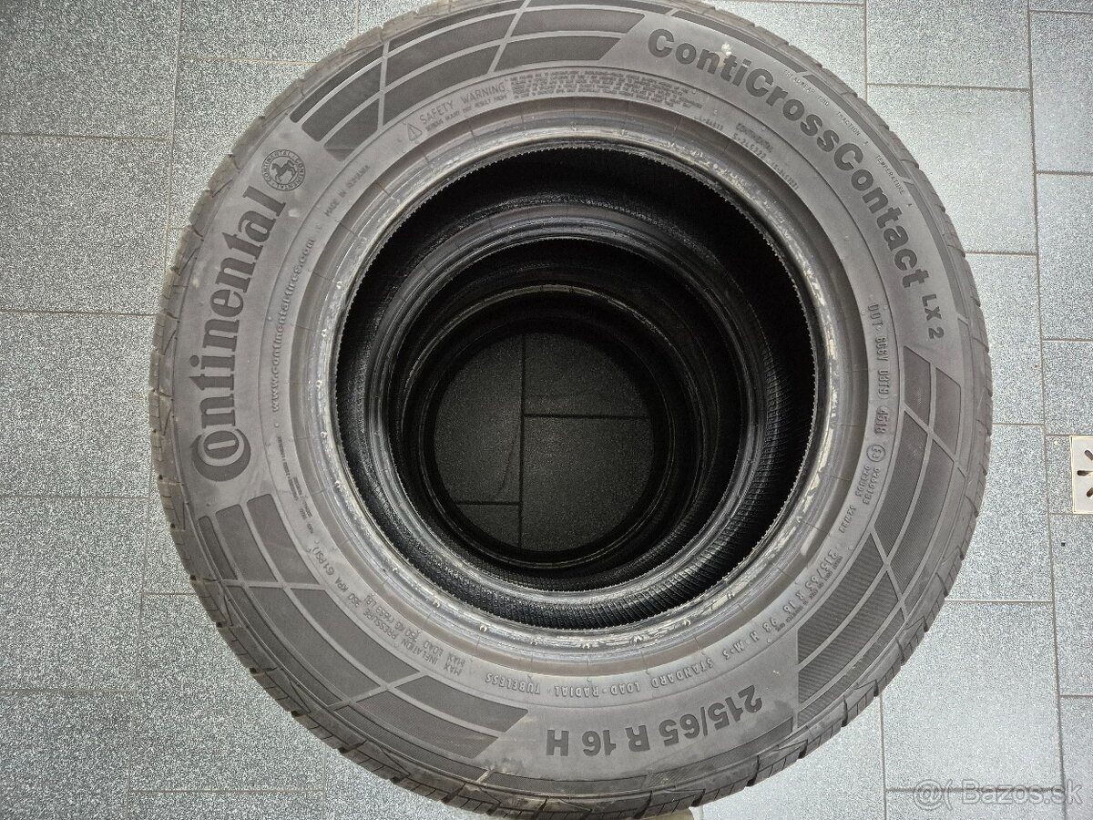 Pneumatiky Continental ContiCrossContact LX2, 215/65  R16 H