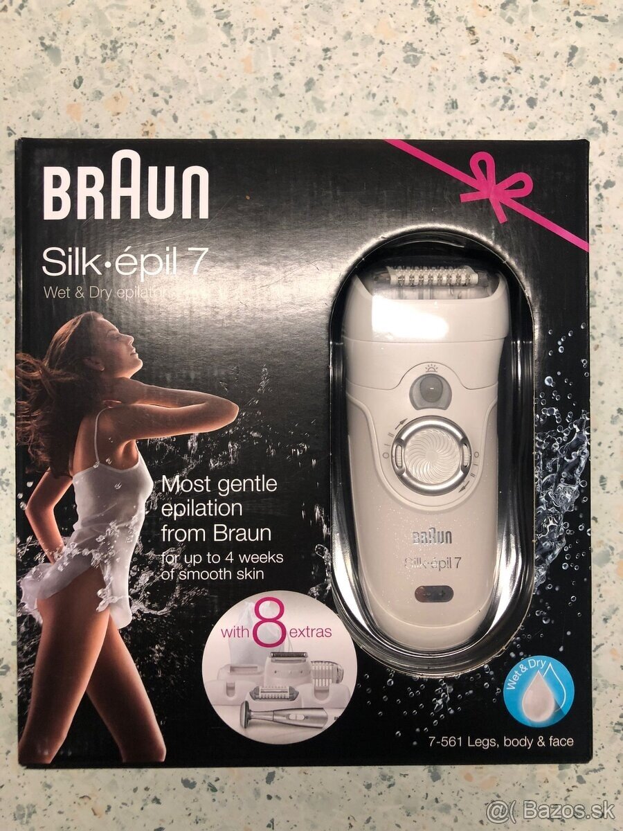 Braun Silk-Epil 7 7-561 Wet&Dry + bikini trimmer