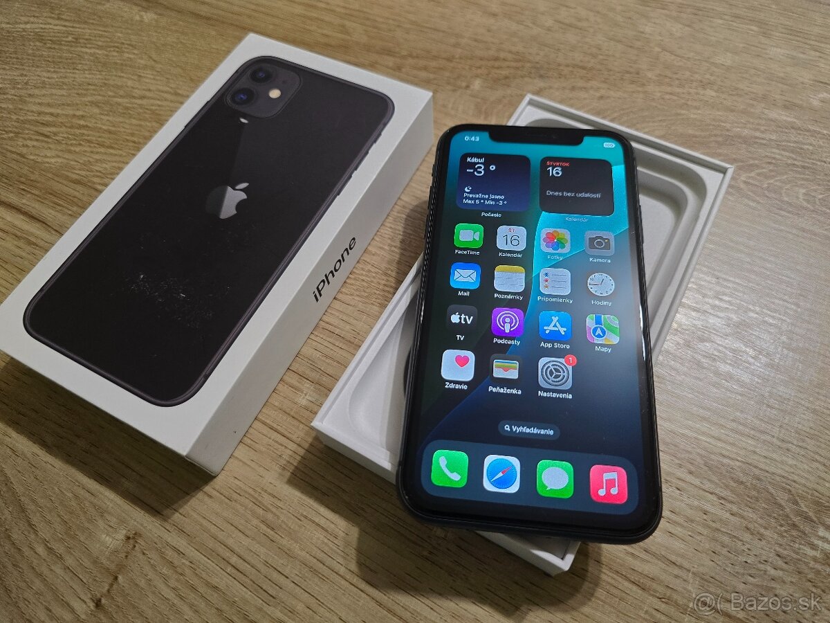 Iphone 11 128gb ma len velmi jemne znamky pouzivania telefon